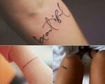 Small tattoo motifs as discreet body jewelry #discreet #jewe